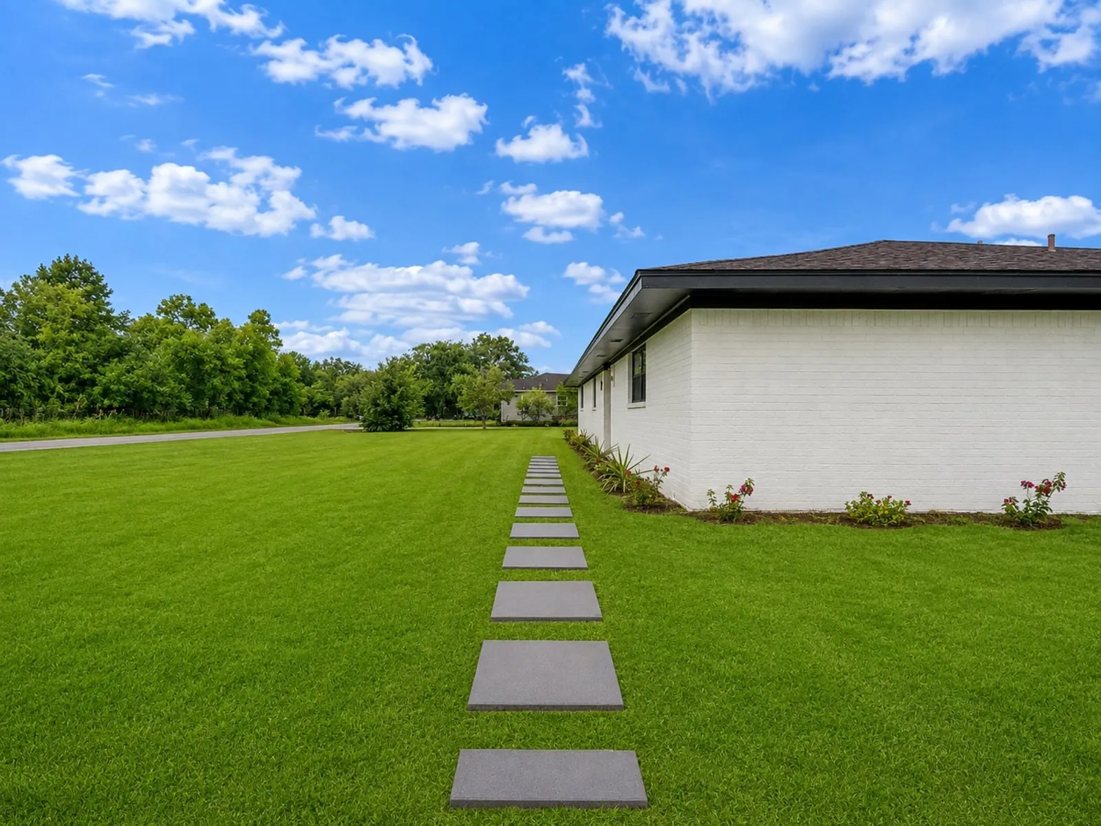 Whole home renovation of a single storey ranch in Grogan’s Mill, The Woodlands, TX