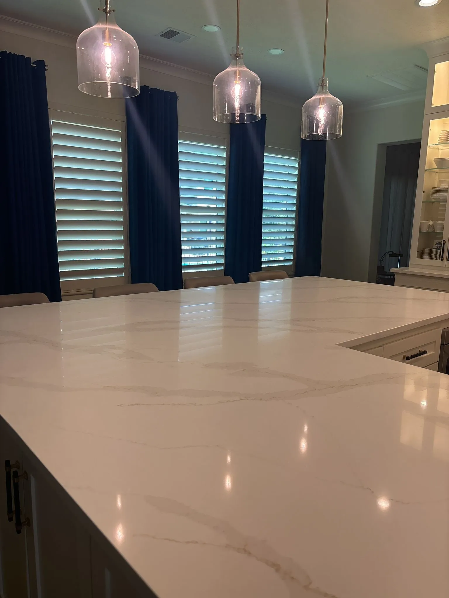 Custom built-in cabinetry and millwork from a whole home renovation in Sterling Ridge, The Woodlands, TX