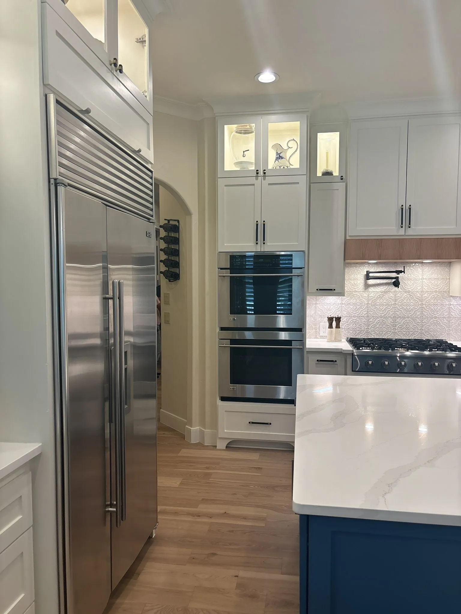 Custom built-in cabinetry and millwork from a whole home renovation in Sterling Ridge, The Woodlands, TX